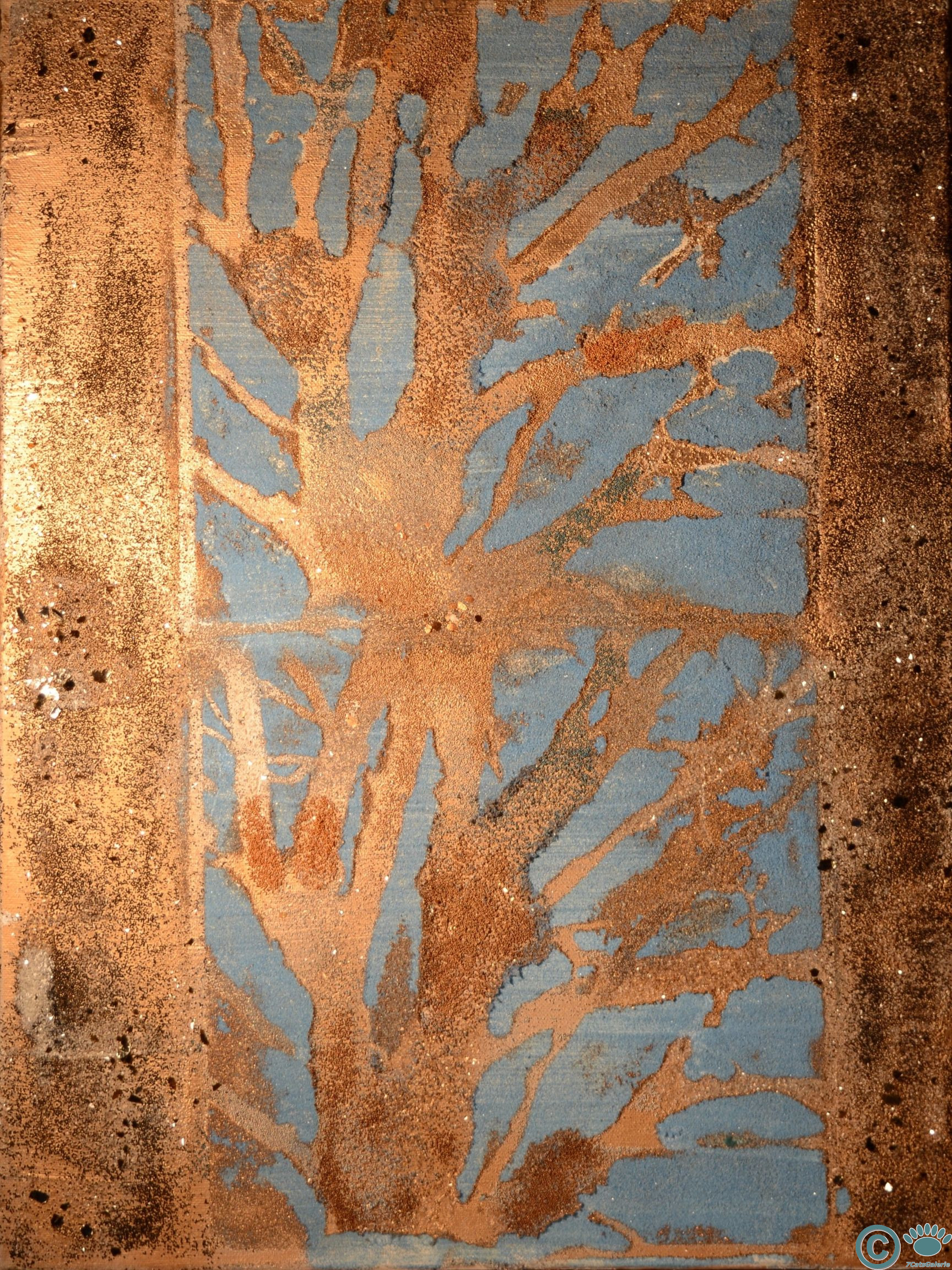 Copper Trees (18" x 24")