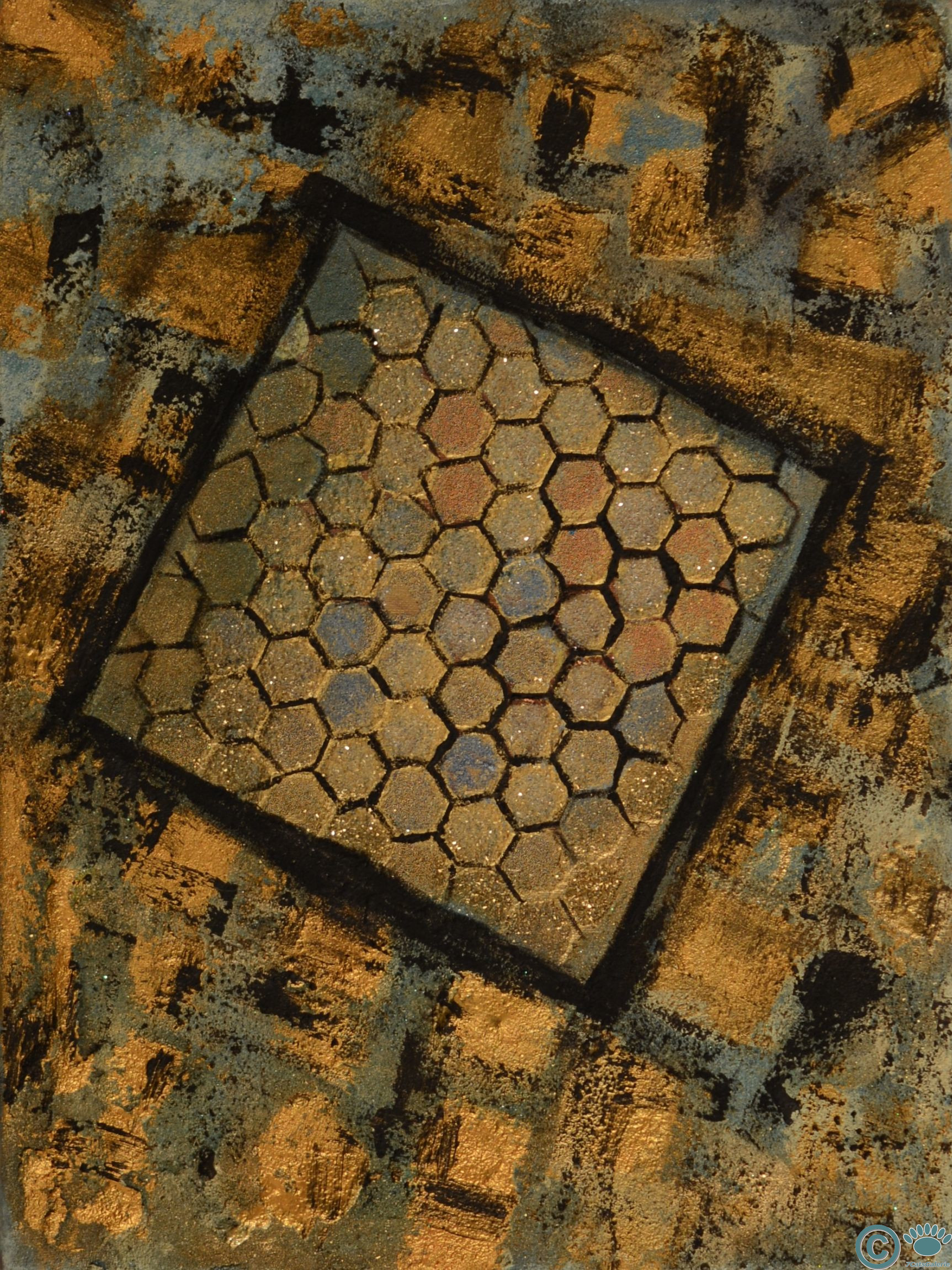 Honeycomb I (18" x 24")