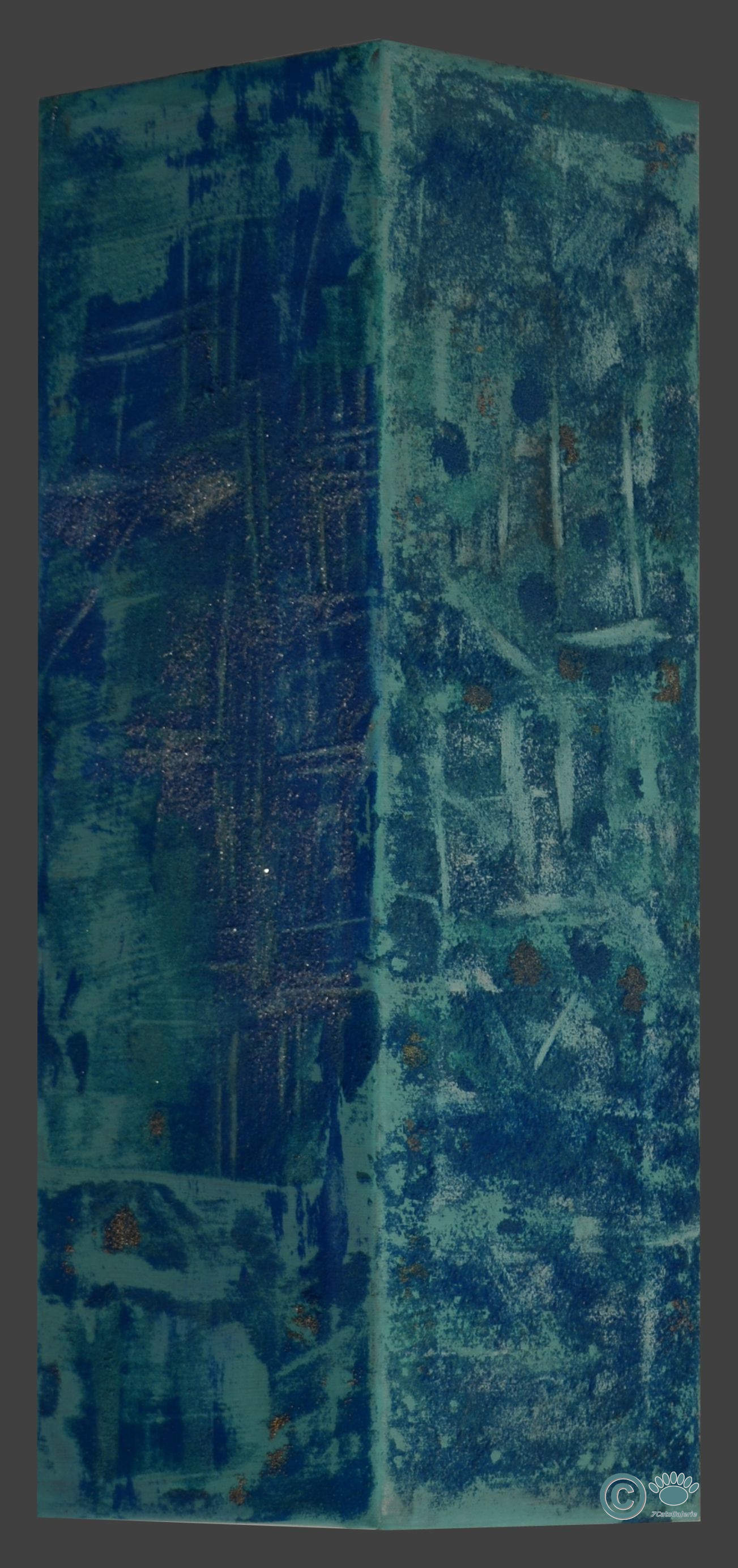 Turquoise I (8" x 8" x 24")